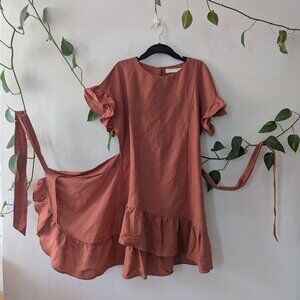 Linen/rayon summer dress, size S